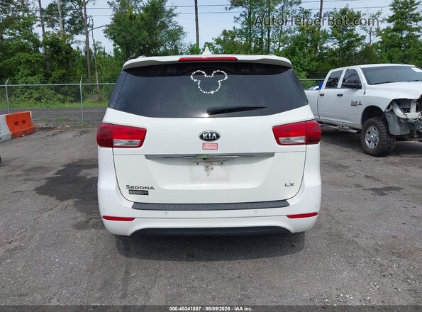 KNDMB5C18H6268106 2017 KIA SEDONA White 