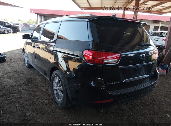 KNDMB5C18H6283186 2017 KIA SEDONA Black Rear left