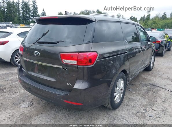 KNDMB5C18H6318454 2017 KIA SEDONA Gray უკანა მარჯვენა