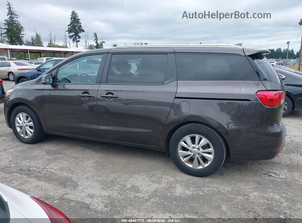 KNDMB5C18H6318454 2017 KIA SEDONA Gray სალონის 360-გრადუსიანი ხედი