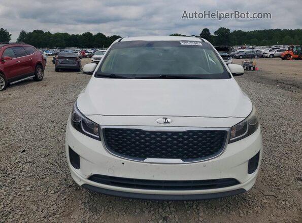 KNDMB5C18H6323007 2017 KIA SEDONA White წინა ხედი