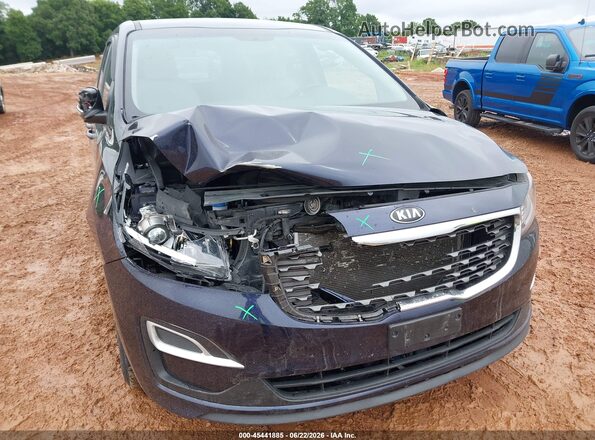 KNDMB5C18L6610355 2020 KIA SEDONA Синий Вид спереди