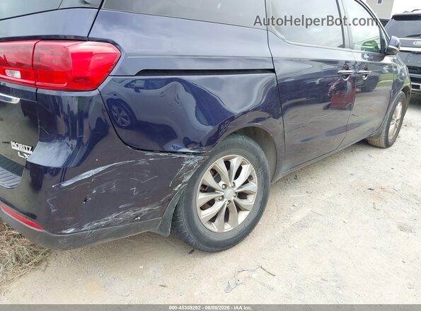 KNDMB5C18L6613336 2020 KIA SEDONA Blue Vista frontal