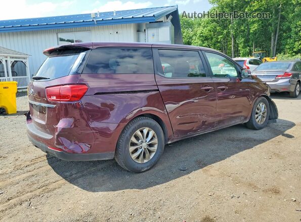 KNDMB5C18L6618116 2020 KIA SEDONA Maroon 