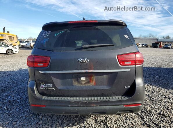 KNDMB5C18M6662957 2021 KIA SEDONA Gray Вид ззаду