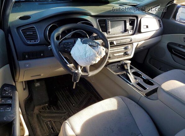 KNDMB5C18M6662957 2021 KIA SEDONA Gray Вид панелі приладів