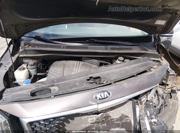 KNDMB5C19G6187226 2016 KIA SEDONA Gray Հետևի տեսք