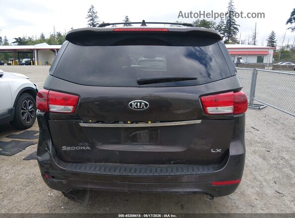 KNDMB5C19G6187226 2016 KIA SEDONA Gray 