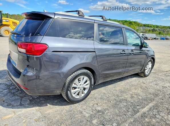 KNDMB5C19H6238712 2017 KIA SEDONA Gray Tył prawy