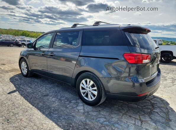 KNDMB5C19H6238712 2017 KIA SEDONA Gray Tył lewy