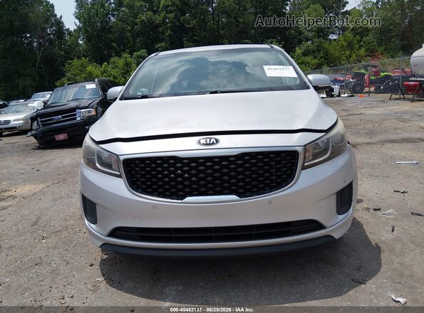 KNDMB5C19H6282287 2017 KIA SEDONA Gray Սալոնի հետևի տեսք