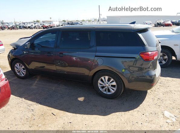 KNDMB5C19H6326157 2017 KIA SEDONA Gray Սալոնի 360 աստիճան տեսք