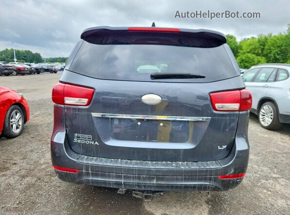 KNDMB5C19J6395775 2018 KIA SEDONA Gray უკანა ხედი
