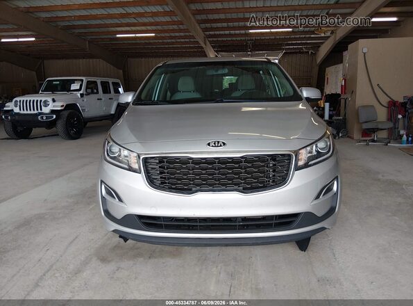 KNDMB5C19L6619596 2020 KIA SEDONA Silver 