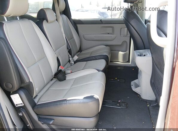 KNDMB5C19L6642313 2020 KIA SEDONA Maroon Vista de la etiqueta del VIN