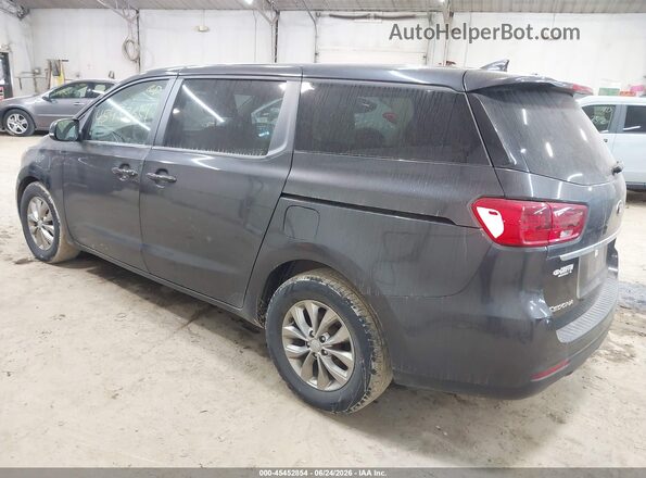 KNDMB5C19M6668623 2021 KIA SEDONA Gray Trasero izquierdo