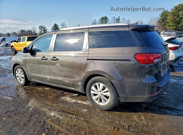 KNDMB5C1XG6166160 2016 KIA SEDONA Коричневый 