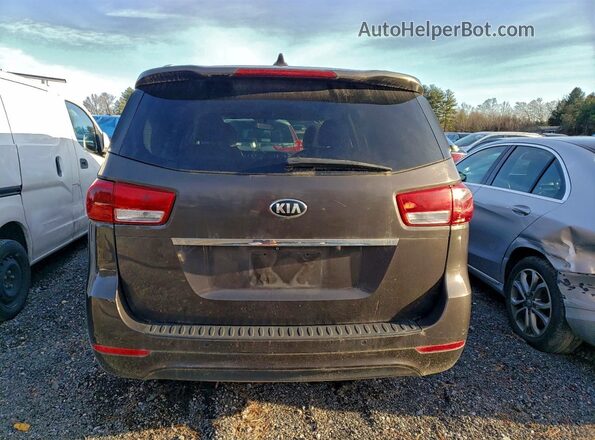 KNDMB5C1XG6166160 2016 KIA SEDONA Коричневый 