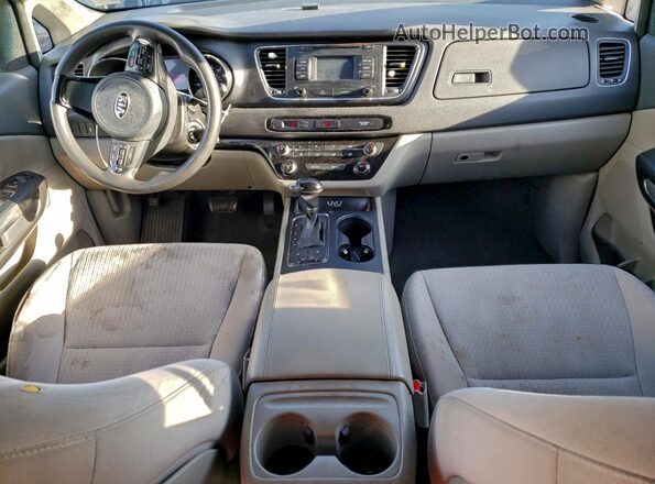 KNDMB5C1XG6166160 2016 KIA SEDONA Коричневый 