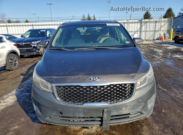 KNDMB5C1XG6166160 2016 KIA SEDONA Коричневый 