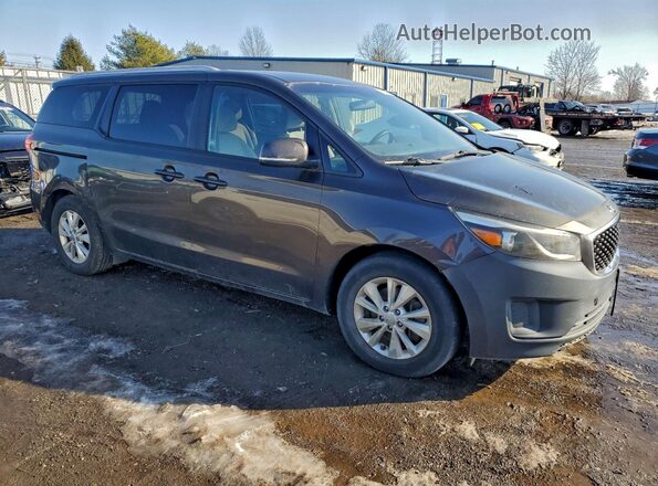 KNDMB5C1XG6166160 2016 KIA SEDONA Коричневый 