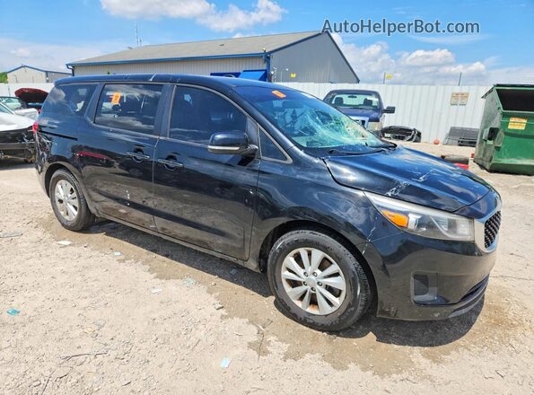 KNDMB5C1XH6228447 2017 KIA SEDONA Black Front right
