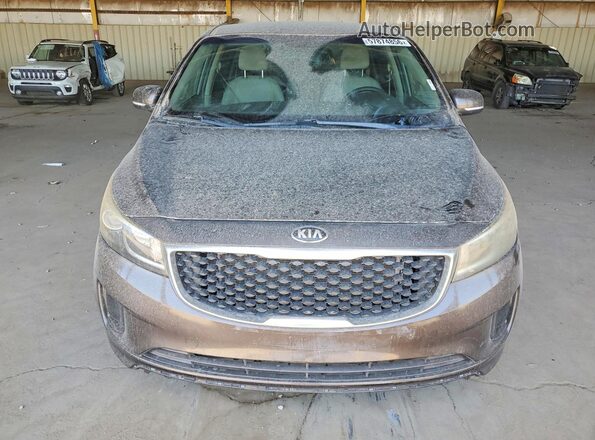 KNDMB5C1XH6233230 2017 KIA SEDONA Gray 