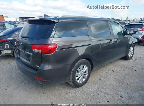 KNDMB5C1XH6322795 2017 KIA SEDONA Gray უკანა მარჯვენა