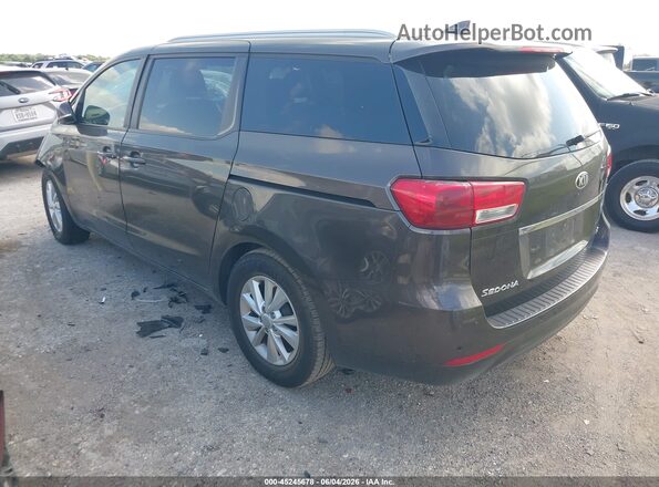 KNDMB5C1XH6322795 2017 KIA SEDONA Gray უკანა მარცხენა