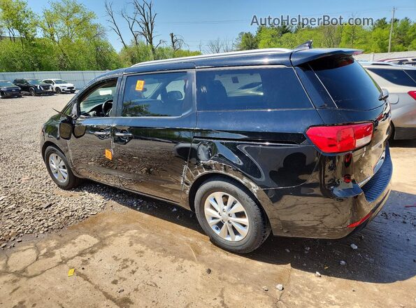 KNDMB5C1XJ6385952 2018 KIA SEDONA Black უკანა მარცხენა