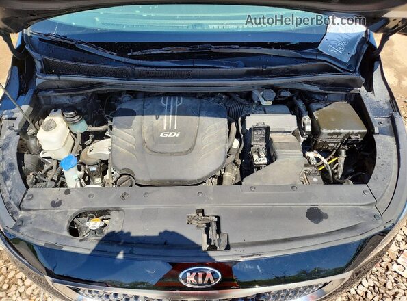 KNDMB5C1XJ6385952 2018 KIA SEDONA Black ძრავის განყოფილების ხედი