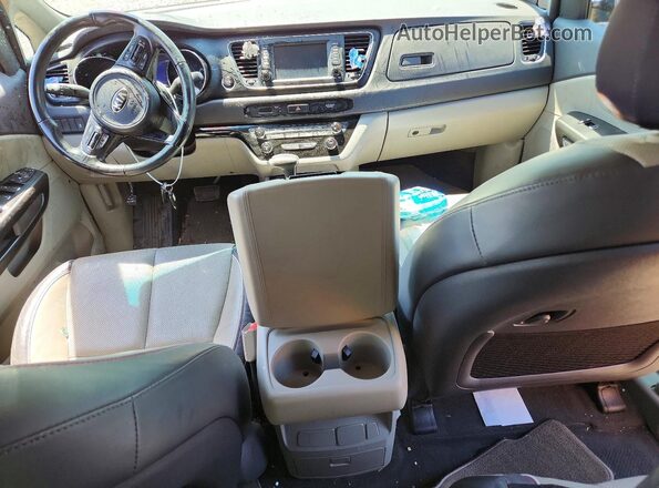 KNDMB5C1XJ6385952 2018 KIA SEDONA Black წინა პანელის ხედი
