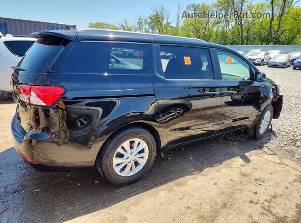 KNDMB5C1XJ6385952 2018 KIA SEDONA Black უკანა მარჯვენა
