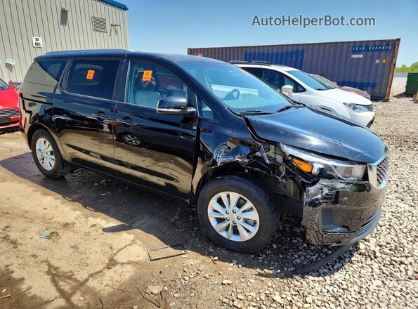 KNDMB5C1XJ6385952 2018 KIA SEDONA Black წინა მარჯვენა