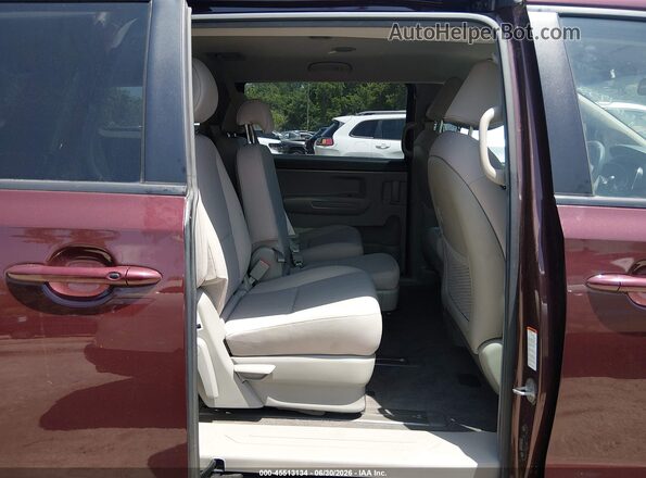 KNDMB5C1XK6548634 2019 KIA SEDONA Burgundy VIN sticker view