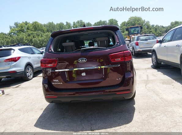 KNDMB5C1XK6548634 2019 KIA SEDONA Burgundy 