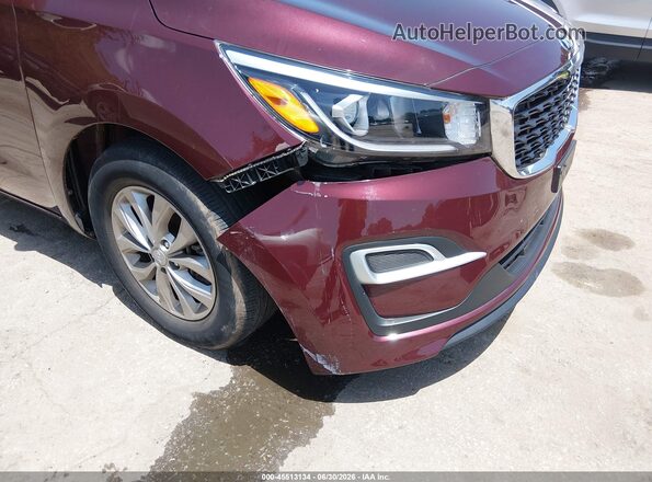 KNDMB5C1XK6548634 2019 KIA SEDONA Burgundy 
