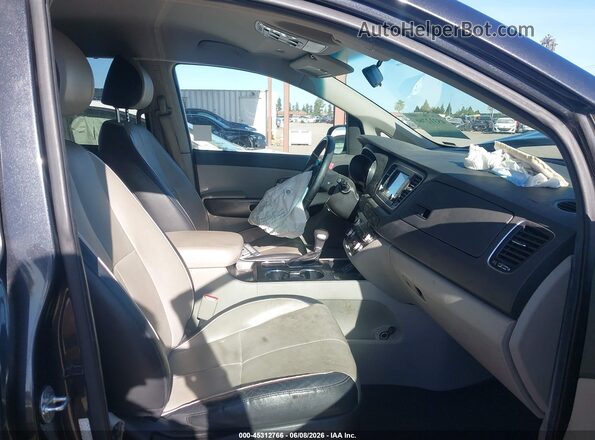 KNDMB5C1XK6559889 2019 KIA SEDONA Gray Սալոնի դիմացի տեսք