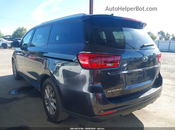 KNDMB5C1XK6559889 2019 KIA SEDONA Gray Հետևի ձախ