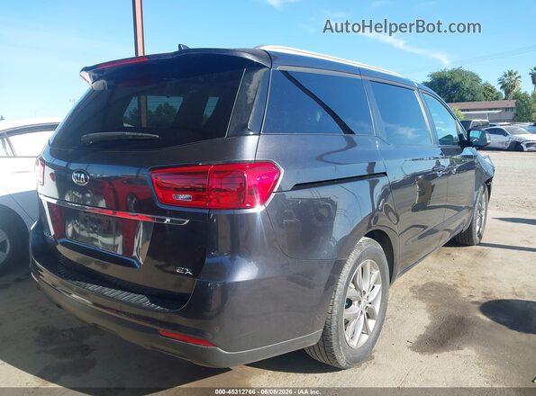 KNDMB5C1XK6559889 2019 KIA SEDONA Gray Հետևի աջ