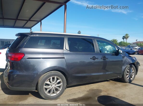 KNDMB5C1XK6559889 2019 KIA SEDONA Gray Սալոնի հետևի տեսք