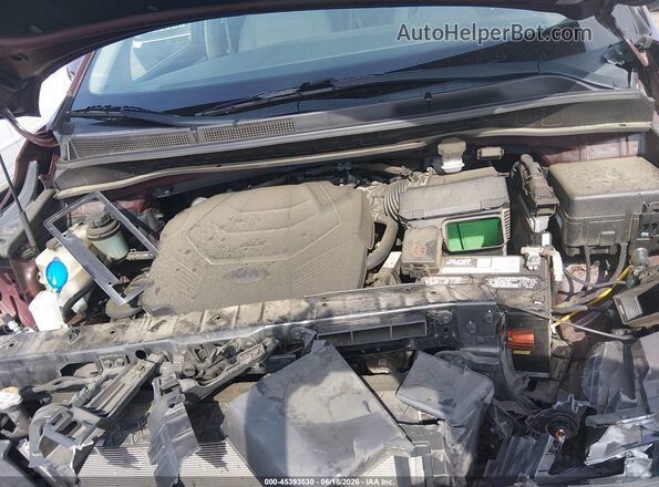 KNDMB5C1XL6582736 2020 KIA SEDONA Бордовый Вид сзади