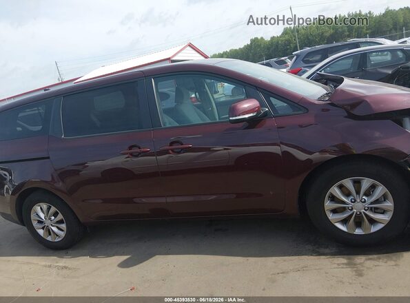 KNDMB5C1XL6582736 2020 KIA SEDONA Бордовый Панорамный вид салона 360°