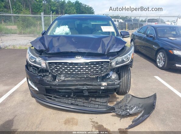 KNDMB5C1XL6613564 2020 KIA SEDONA Blue Вид задньої частини салону