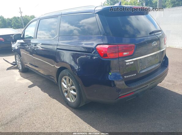 KNDMB5C1XL6613564 2020 KIA SEDONA Blue Задня ліва чверть