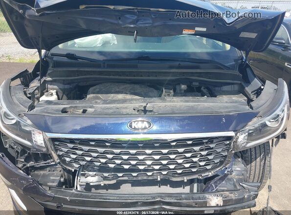 KNDMB5C1XL6613564 2020 KIA SEDONA Blue Вид ззаду