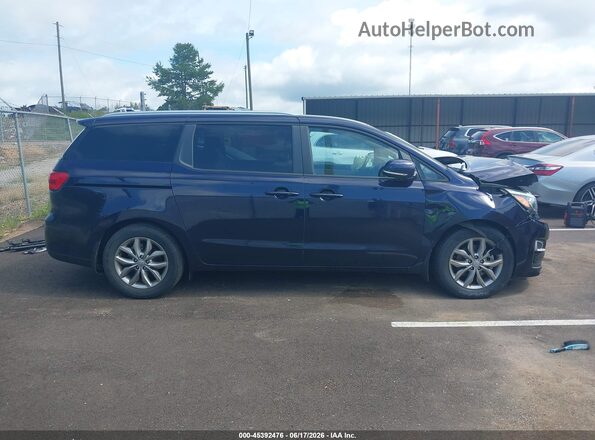 KNDMB5C1XL6613564 2020 KIA SEDONA Blue Панорамний вид салону 360°