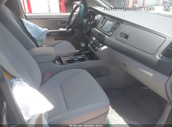 KNDMB5C1XM6665326 2021 KIA SEDONA Black წინა სალონის ხედი