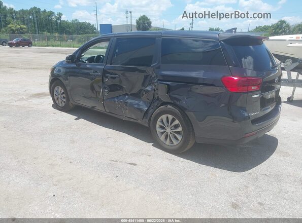 KNDMB5C1XM6665326 2021 KIA SEDONA Black უკანა მარცხენა