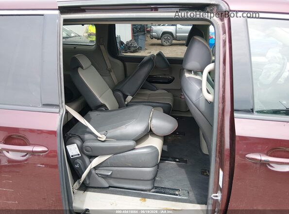 KNDMC5C12H6255641 2017 KIA SEDONA Burgundy VIN sticker view